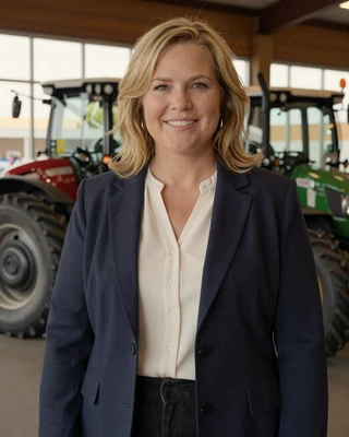 Portrait of Diane, a 54-year-old farmer from Decatur, IL