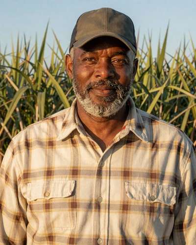 Portrait of Tom, a 59-year-old farmer from Okeechobee, FL