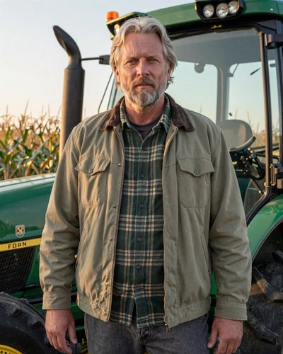 Portrait of Henrik, a 56-year-old farmer from Willmar, MN