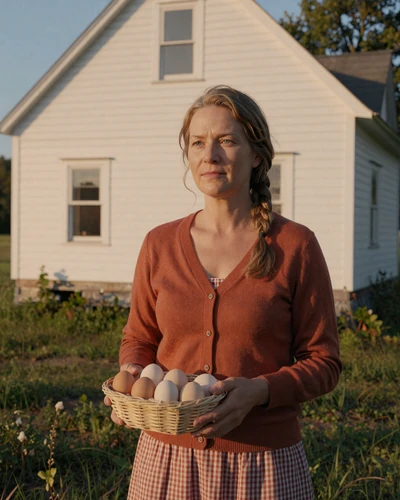 Portrait of Anya, a 54-year-old farmer from Stevens Point, WI
