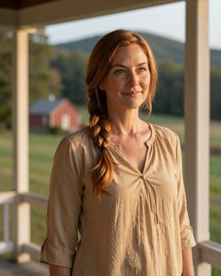 Portrait of Abigail, a 51-year-old farmer from Lynchburg, VA