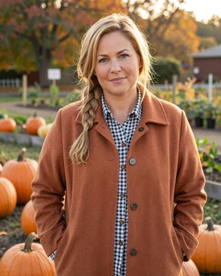 Portrait of Rhonda, a 50-year-old farmer from Lancaster, OH