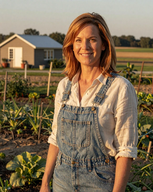 Portrait of Marlene, a 49-year-old farmer from Bloomington, IN