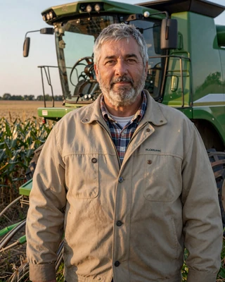 Portrait of Jim, a 61-year-old farmer from Story County, IA