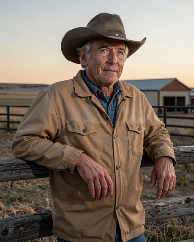 Portrait of Roy, a 63-year-old farmer from Valentine, NE