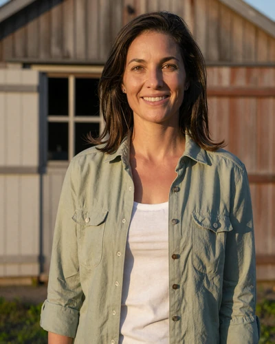 Portrait of Carla, a 48-year-old farmer from Norfolk, NE